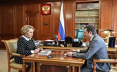 В. Матвиенко обсудила с губернатором Мурманской области социально-экономическое развитие региона