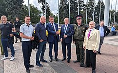 С. Рябухин в Ульяновской области принял участие в мероприятиях, посвященных Дню государственного флага России