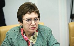 Е. Бибикова выступила на заседании круглого стола по вопросам активного долголетия