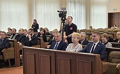 О. Бас приняла участие в публичных слушаниях по законопроекту «О бюджете ЛНР на 2026 год и на плановый период 2027 и 2028 годов»