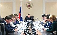 А. Шевченко провел заседание Комитета СФ по федеративному устройству, региональной политике, местному самоуправлению и делам Севера