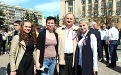В. Кондрашин принял участие в торжественных мероприятиях в Пензе, посвященных Празднику весны и труда