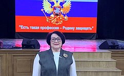 Л. Талабаева приняла участие в награждении военнослужащих-лауреатов акции «Есть такая профессия — Родину защищать»