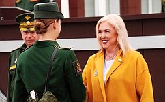 С. Кириллова поздравила кузницу кадров специалистов войск радиационной, химической и биологической защиты с днем образования