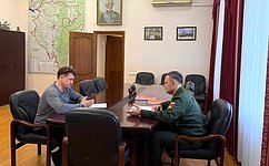 О. Голов встретился с военным комиссаром Республики Башкортостан