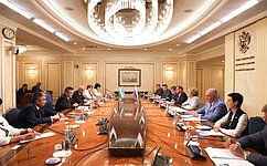 Председатель СФ В. Матвиенко провела встречу со Спикером Законодательной палаты Олий Мажлиса Узбекистана Н. Исмоиловым