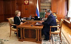 Председатель Совета Федерации провела встречу с главой Кабардино-Балкарской Республики