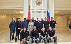 Л. Скаковская встретилась в Совете Федерации с участниками региональной программы развития для участников специальной военной операции «Герои Верхневолжья»