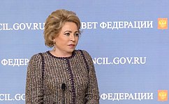 В. Матвиенко: Необходимо распространить институт общественного наблюдения на региональные выборы
