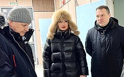 Т. Сахарова посетила военный гарнизон в Мурманской области