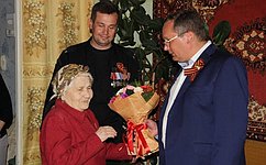 Сенатор И. Мартынов поздравил ветеранов с 70-летием Великой Победы