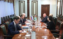 К. Косачев и Л. Ашуба обменялись мнениями по вопросам повестки дня российско-абхазского межпарламентского взаимодействия