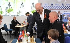 О. Цепкин принял участие в подведении итогов шахматного турнира «Ход Победы»