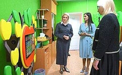 С. Кириллова посетила социальные объекты в Омской области