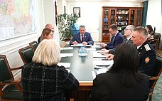 Ю. Воробьев провел совещание по вопросу разработки Основ государственной политики РФ в сфере кадетского образования