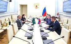 Б. Хамчиев провел встречу с Чрезвычайным и Полномочным Послом Королевства Саудовская Аравия в Российской Федерации