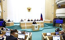 Перед сенаторами выступил глава МИД РФ С. Лавров