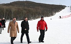 А. Ролик посетил объекты нового Горнолыжного курорта «Арсеньев» в Приморье