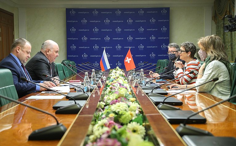 Встреча Григория Карасина с Чрезвычайным и Полномочным Послом Швейцарской Конфедерации в РФ