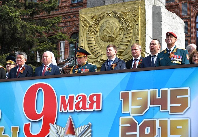 В. Озеров принял участие в мероприятиях, посвященных 74-й годовщине Победы в Великой Отечественной войне