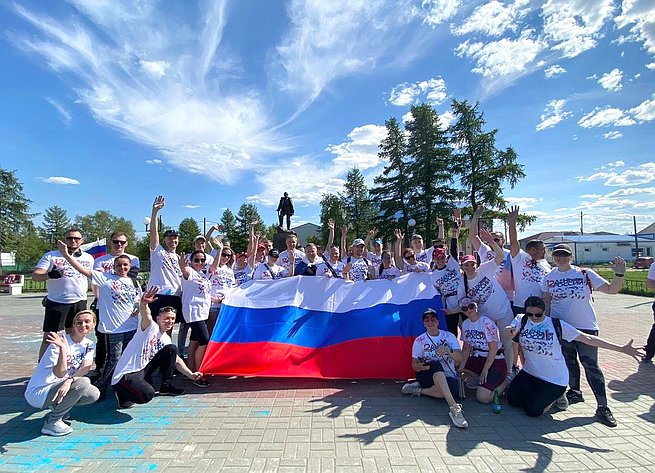 Денис Гусев принял участие в велопробеге посвященном Дню России