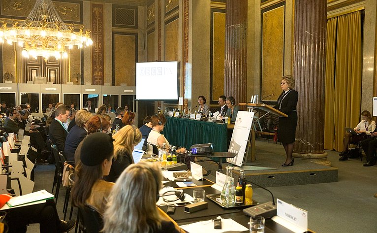 Председатель СФ приняла участие в конференции «Политика безопасности ОБСЕ – взгляд со стороны женщин» в Вене