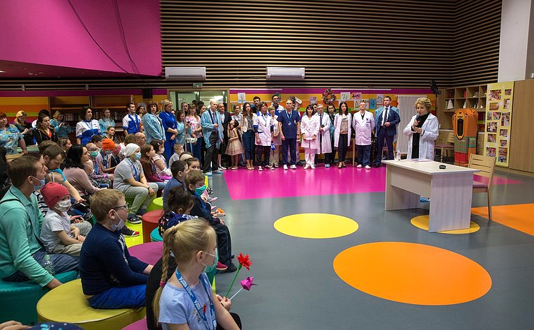 Председатель Совета Федерации посетила Национальный научно-практический центр детской гематологии, онкологии и иммунологии имени Д. Рогачева