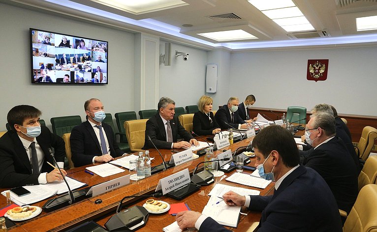 Совещание под председательством заместителя Председателя СФ Юрия Воробьева