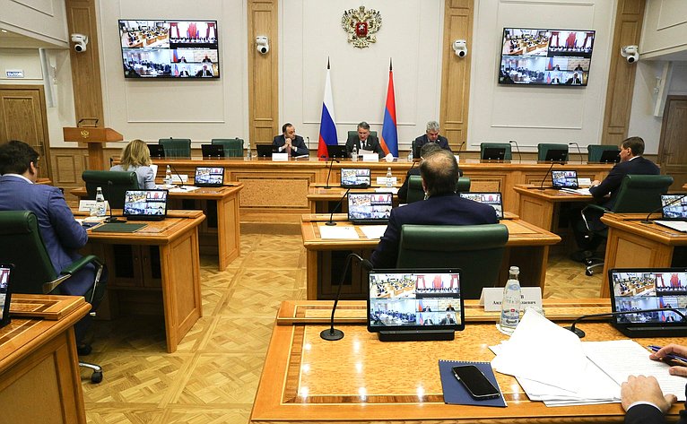 Заседание Межпарламентской комиссии по сотрудничеству Федерального Собрания РФ и Национального Собрания Республики Армения