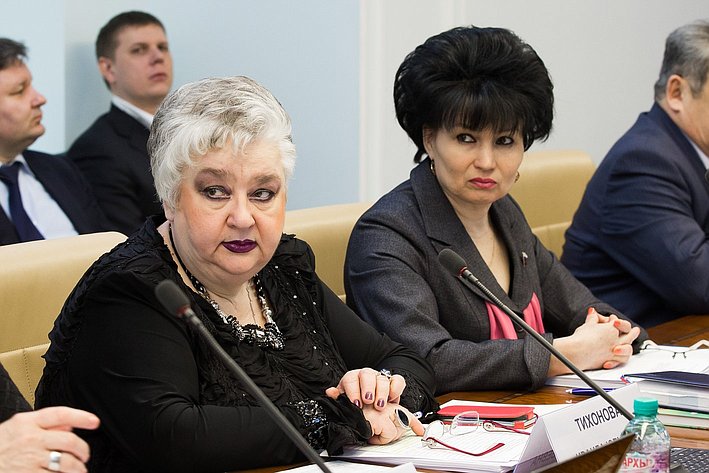 И. Тихонова Заседание Комитета Совета Федерации по науке, образованию и культуре
