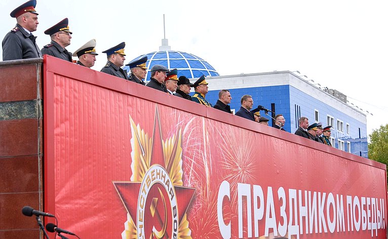 Константин Косачев принял участие в праздничных мероприятиях, посвященных 79-й годовщине Победы в Великой Отечественной войне
