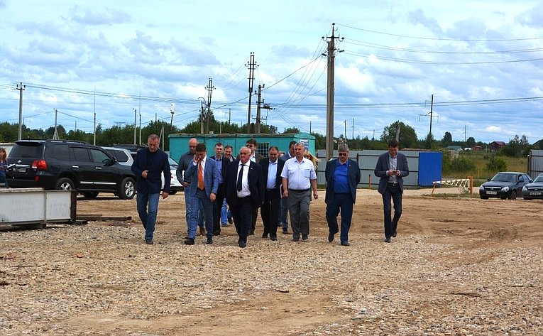 Михаил Козлов посетил площадку нового лесопромышленного комплекса в городе Галиче