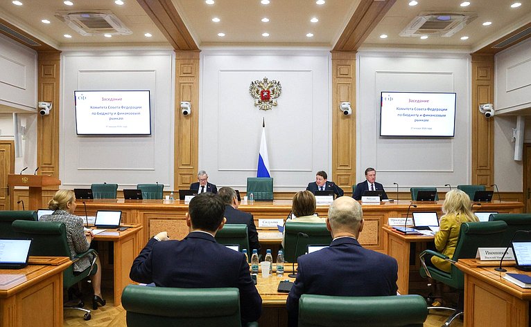 Заседание Комитета Совета Федерации по бюджету и финансовым рынкам