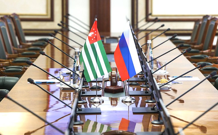 Встреча Григория Карасина с Министром иностранных дел Республики Абхазия