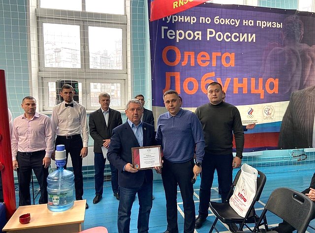Айрат Гибатдинов принял участие в награждении участников первенства Ульяновской области по боксу среди юношей 15–16 лет