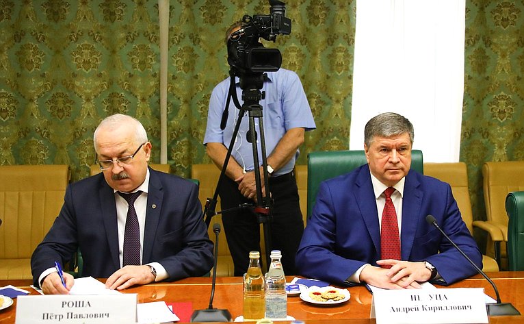 Встреча Константина Косачева с чрезвычайным и полномочным послом Республики Молдова в РФ