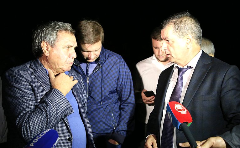 Сенаторы РФ проконтролировали ход модернизации очистных сооружений Махачкалы и Каспийска