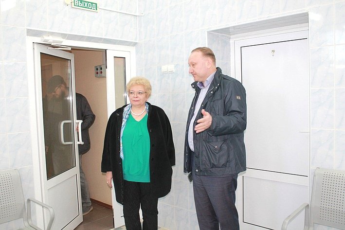 Оксана Хлякина посетила с рабочей поездкой Добровский район Липецкой области