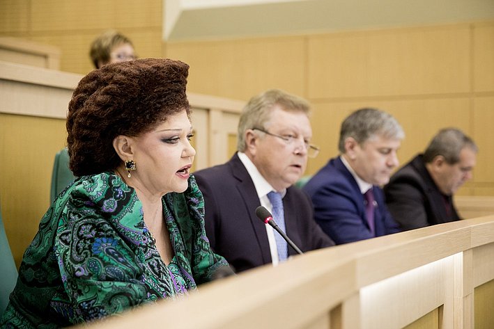 Валентина Петренко на 358 заседании Совета Федерации