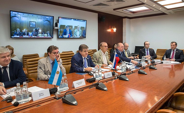Видеоконференция парламентских групп по сотрудничеству Совета Федерации и Сената Аргентинской Республики