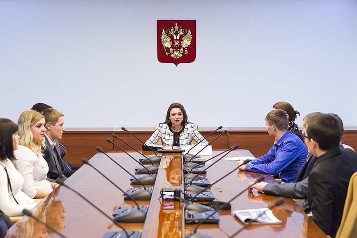 Встреча Ю. Вепринцевой со студентами
