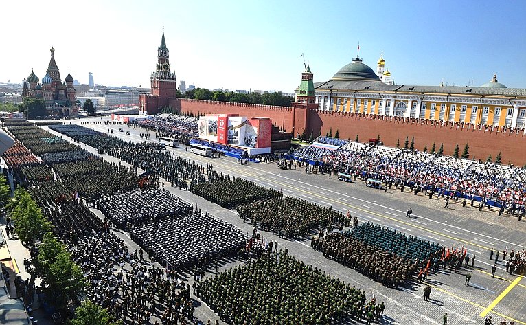 Военный парад в ознаменование 75-й годовщины Победы в Великой Отечественной войне