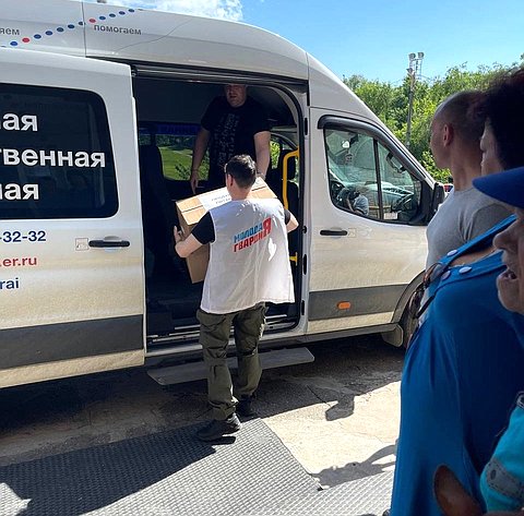Андрей Базилевский побывал в одном из пунктов временного пребывания для беженцев с Украины