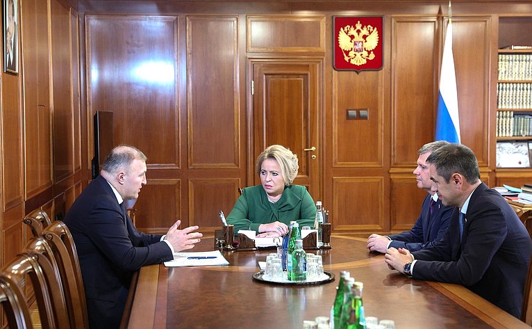 Встреча Председателя Совета Федерации Валентины Матвиенко с руководством Республики Адыгеи