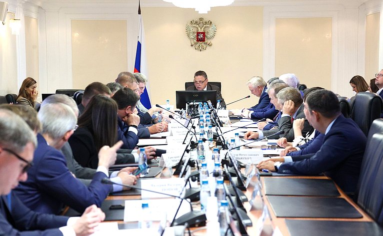 Заседание Комитета Совета Федерации по Регламенту и организации парламентской деятельности