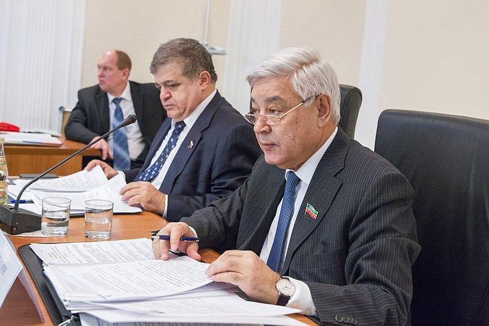 Ф. Мухаметшин Заседание Комиссии Совета законодателей по проблемам международного сотрудничества