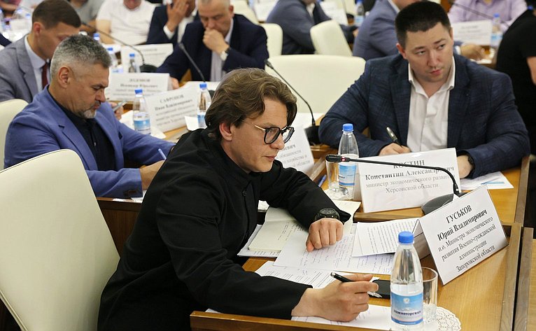 Сенаторы провели совещания по интеграции Запорожской и Херсонской областей в экономическую систему России и поддержке МСП
