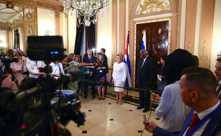 Официальный визит делегации Совета Федерации во главе с Председателем СФ В. Матвиенко в Республику Куба