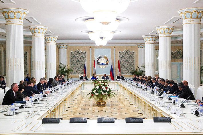 Визит делегации Совета Федерации во главе с Валентиной Матвиенко в Таджикистан