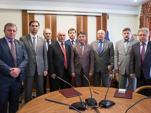 Заседание Комиссии по сотрудничеству Совета Федерации Федерального Собрания России и Народного Собрания – Парламента Республики Абхазия